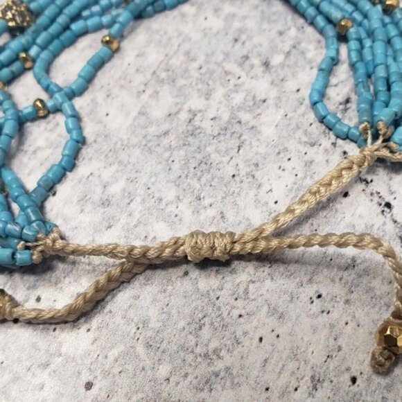 Stella & Dot | Callie Turquoise Beaded Bracelet - Picture 2 of 2